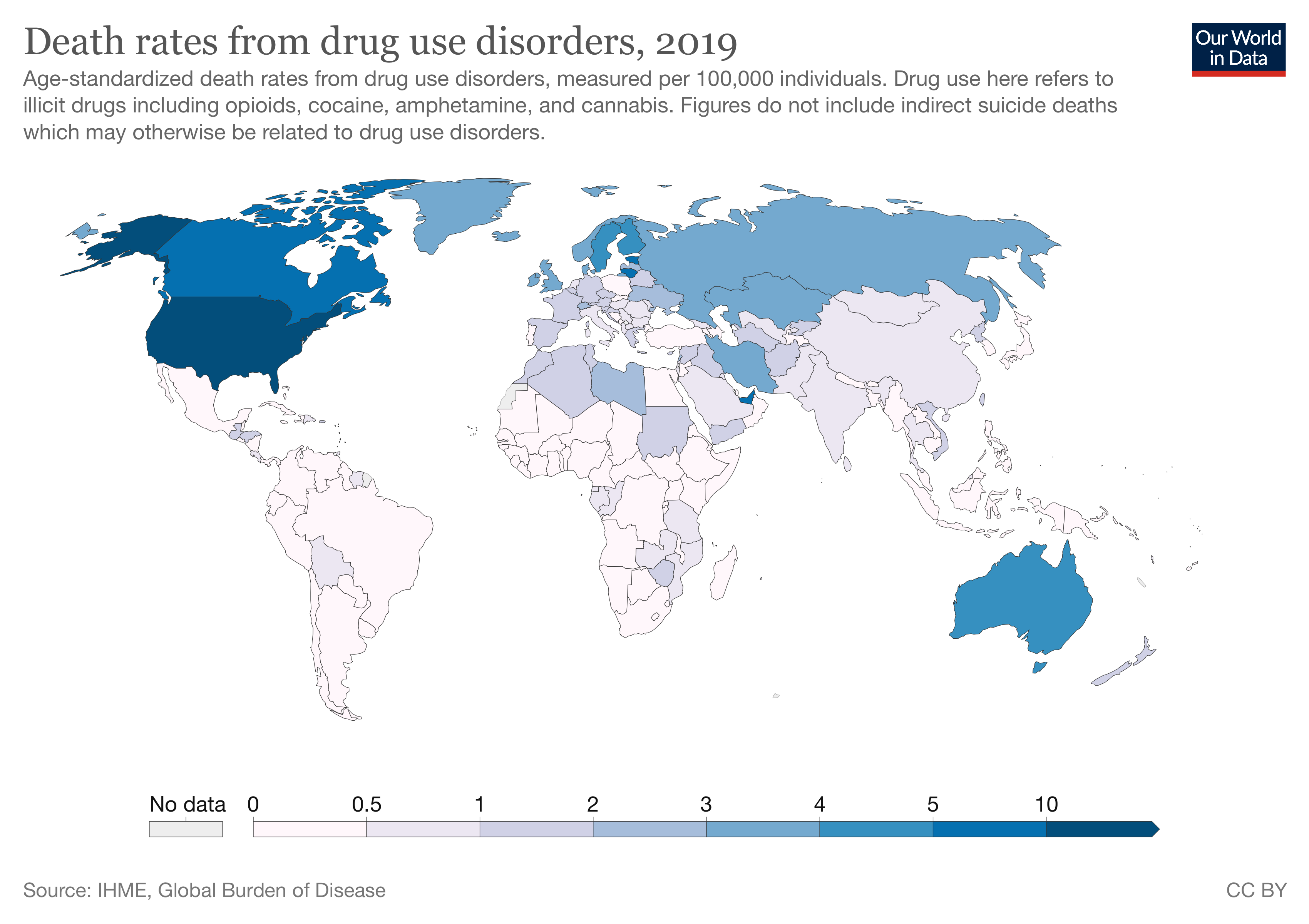 regional drug deaths